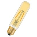 Osram LED Filament T29 Röhre Vintage 1906 2,8W = 20W E27 Gold gelüstert extra warmweiß 2400K