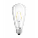 Osram LED Filament Edison ST64 Leuchtmittel 2W = 25W E27 klar warmweiß 2700K