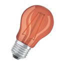 Osram LED Filament Leuchtmittel Tropfen bunt 1,6W = 15W E27 Orange