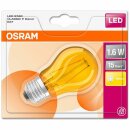 Osram LED Filament Leuchtmittel Tropfen bunt 1,6W = 15W E27 gelb