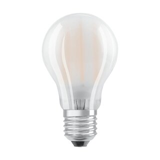 Osram LED Filament Leuchtmittel Birnenform A60 8W = 75W E27 matt 1055lm 840 neutralweiß 4000K