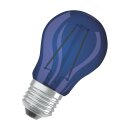 Osram LED Filament Leuchtmittel Tropfen bunt 1,6W = 15W E27 blau