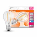 Osram LED Filament Leuchtmittel Birnenform A60 6W = 60W...