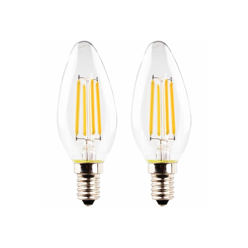 Müller-Licht LED Leuchtmittel Kerze 5W = 28W E14 klar 290lm warmweiß DIMMBAR