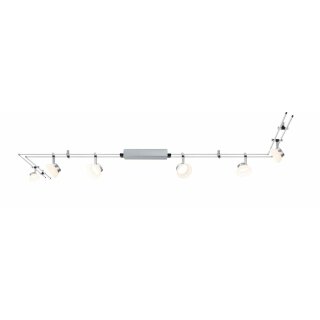 Paulmann LED Wand- & Deckenleuchte Rail Systems Set IceLED I Chrom matt 6 x 4W 230V LED