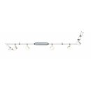 Paulmann LED Wand- & Deckenleuchte Rail Systems Set IceLED I Chrom matt 6 x 4W 230V LED