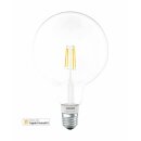 Osram Smart+ LED Filament Globe G125 Bluetooth Lampe 5,5W = 50W E27 klar warmweiß 2700K Apple HomeKit DIMMBAR