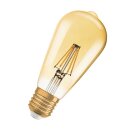 Osram LED Vintage 1906 Edison 4W = 34W E27 Gold gelüstert extra warmweiß 2400K