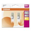 2 x Osram LED Leuchtmittel Stiftsockel Parathom LED Pin 2,6W = 30W G9 warmweiß 2700K