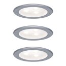 3 x LED Möbel Einbauleuchten Einbaustrahler Set...
