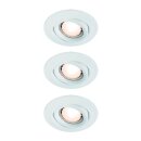 3 x LED Einbauleuchten Einbaustrahler Set Quality Line...