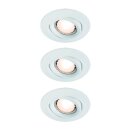 3 x LED Einbauleuchten Einbaustrahler Set Quality Line...