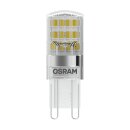 Osram LED Stiftsockel Leuchtmittel Star Pin 1,9W = 20W G9 warmweiß 2700K