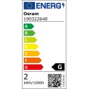 Osram LED Filament Leuchtmittel Decor farbig A60 2W = 15W E27 Gelb transparent