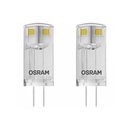 2 x Osram LED Leuchtmittel Stiftsockellampe 0,9W = 10W G4...