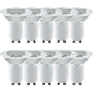 10 x Paulmann LED Leuchtmittel Diamond COB Reflektor 3W GU10 230V 250lm warmweiß 2700K flood 45°