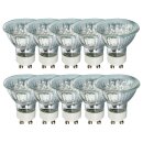 10 x Paulmann LED Leuchtmittel Glas Reflektor 1W GU10...