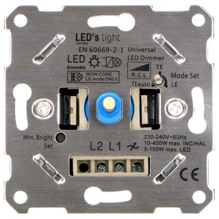 Universaldimmer Glühbirnen Halogen LED passend für Gira Merten Busch Jaeger usw