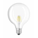 Osram LED Filament Leuchtmittel Globe G125 7W = 60W E27 klar warmweiß 2700K