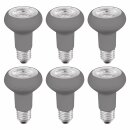 6 x Osram LED Leuchtmittel Reflektor R63 5W = 64W E27 warmweiß 2700K flood 36°