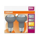 6 x Osram LED Leuchtmittel Reflektor R63 5W = 64W E27 warmweiß 2700K flood 36°