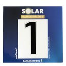 düwi Zubehör Solar Hausnummernleuchte Nr. 1 breit Acrylglas