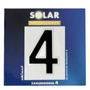 düwi Zubehör Solar Hausnummernleuchte Nr. 4 breit Acrylglas