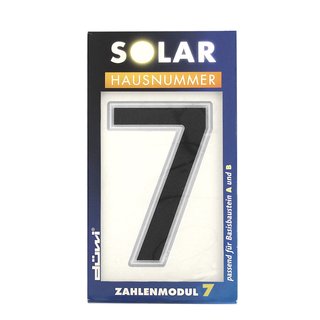 düwi Zubehör Solar Hausnummernleuchte Nr. 7 schmal Acrylglas