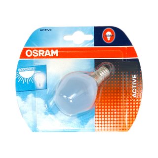 Osram Tropfen Active 60W E14 Matt Glühbirne Glühlampe 60 Watt Tageslicht