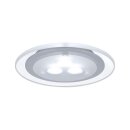 3 x Paulmann LED Möbeleinbauleuchten Einbaustrahler Set Micro Line starr Chrom matt Transparent 3 x 3W 230V