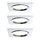 3 x Paulmann LED Einbauleuchten Einbaustrahler Set Premium Line starr Weiß 3 x 8W 230V