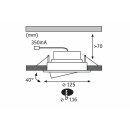 3 x Paulmann LED Einbauleuchten Einbaustrahler Set Premium Line schwenkbar Weiß 3 x 7,2W 230V