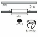 4 x Paulmann Einbauleuchten Einbaustrahler Set Premium Line starr Weiß IP44 4 x 35W GU5,3 230V Halogen