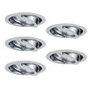 5 x Paulmann Möbeleinbauleuchten Einbaustrahler Set...
