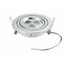 Paulmann LED Einbauleuchte Einbaustrahler Premium Line schwenkbar Alu gebürstet 1 x 3W 230V