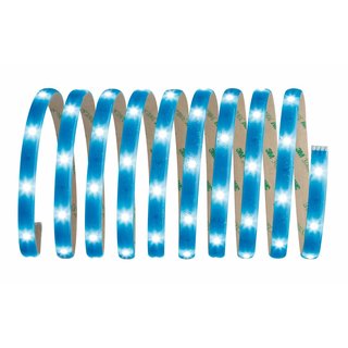 Paulmann LED Stripe YourLED Basisset Glitter Blau 3m kürzbar 7,2W selbstklebend warmweiß