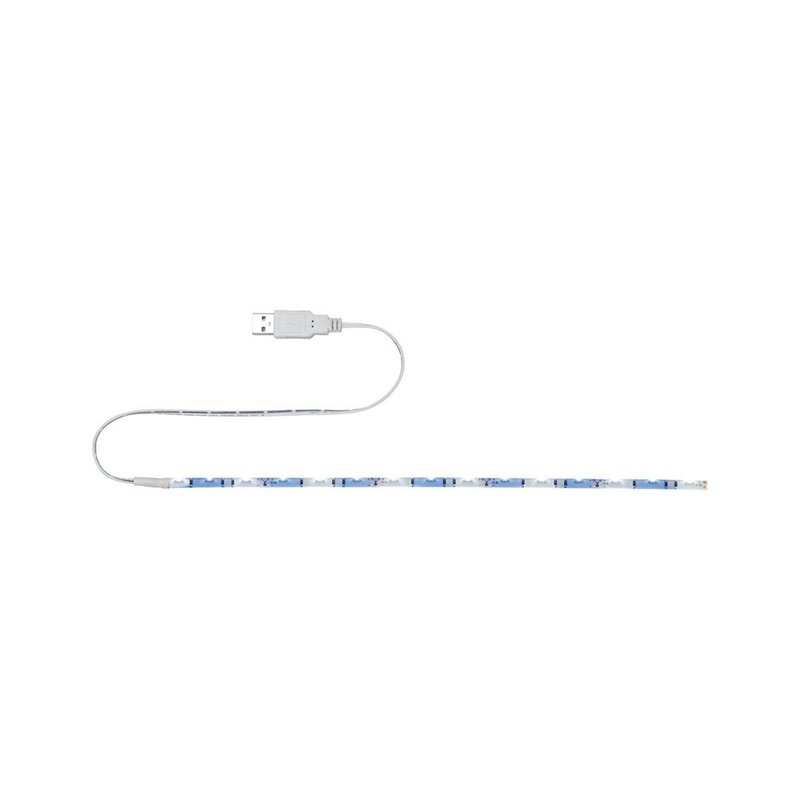 Paulmann LED Stripe mit USB Anschluss Blau/Weiß 30cm 1,5W, 1,98 €
