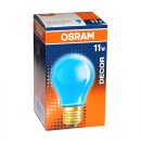 Osram Glühbirne 11W BLAU E27 11 Watt Glühlampe Glühbirnen Glühlampen