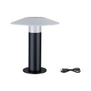 Paulmann Mobile LED Außenleuchte Portino Anthrazit IP44 3,5W Akku USB warmweiß