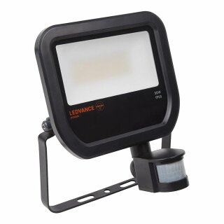 Osram LEDvance Fluter LED 50W 3000K Warmweiß Schwarz IP65 Flutlicht Strahler Sensor Bewegungsmelder