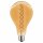 LED Pendelleucht PenduLum Riesen Spiral Filament Glühbirne A165 5W E27 gold gelüstert extra warm 2200K Retro Nostalgie DIMMBAR
