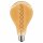 LED Pendelleucht PenduLum Riesen Spiral Filament Glühbirne A165 5W E27 gold gelüstert extra warm 2200K Retro Nostalgie DIMMBAR