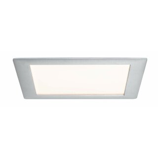 Paulmann LED Einbaupanel Einbauleuchte Premium Line Alu gebürstet 8W warmweiß