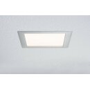 Paulmann LED Einbaupanel Einbauleuchte Premium Line Alu gebürstet 8W warmweiß