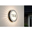 Paulmann LED Hausnummernleuchte Special Line Edelstahl/Weiß IP44 5,6W warmweiß