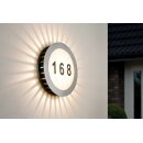 Paulmann LED Hausnummernleuchte Special Line Edelstahl/Weiß IP44 5,6W warmweiß