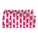 Paulmann LED Stripe Basisset YourLED 3m Neon Pink farbig beschichtet warmweiß