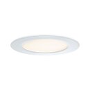 Paulmann LED Einbaupanel Premium rund Weiß matt 6,5W warmweiß dimmbar