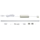 Paulmann LED Lichtleiste LinkLight Basisset 7,5W 230/24V Satin Aluminium Acryl