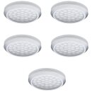 Paulmann LED Set Möbel-Aufbauleuchte Micro Line Multi 5 x 2,8W LED Modul 230/12V Chrom matt